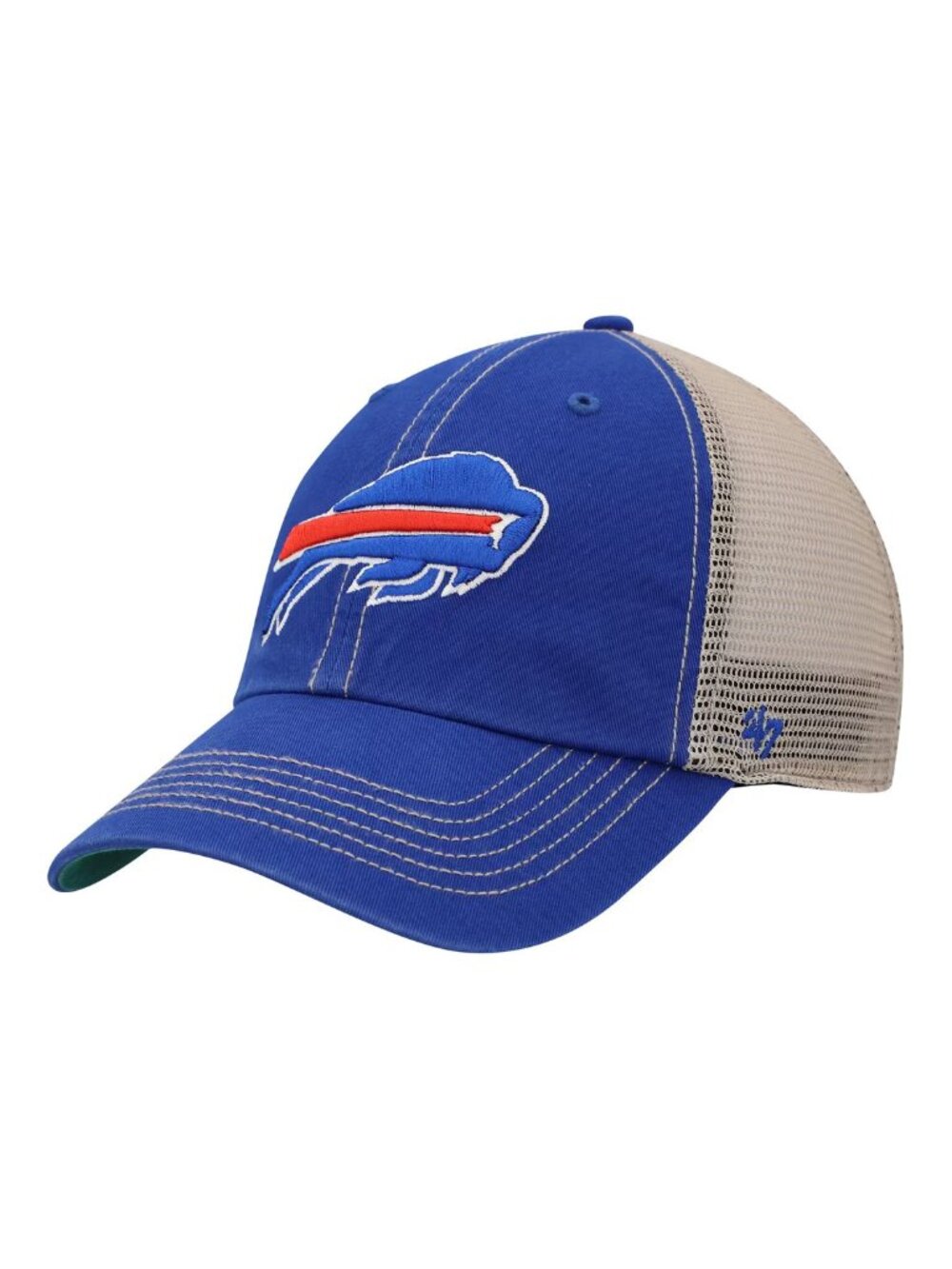 '47 Clean Up Buffalo Bills Team Trawler Trucker Snapback Hat Royal/Natural